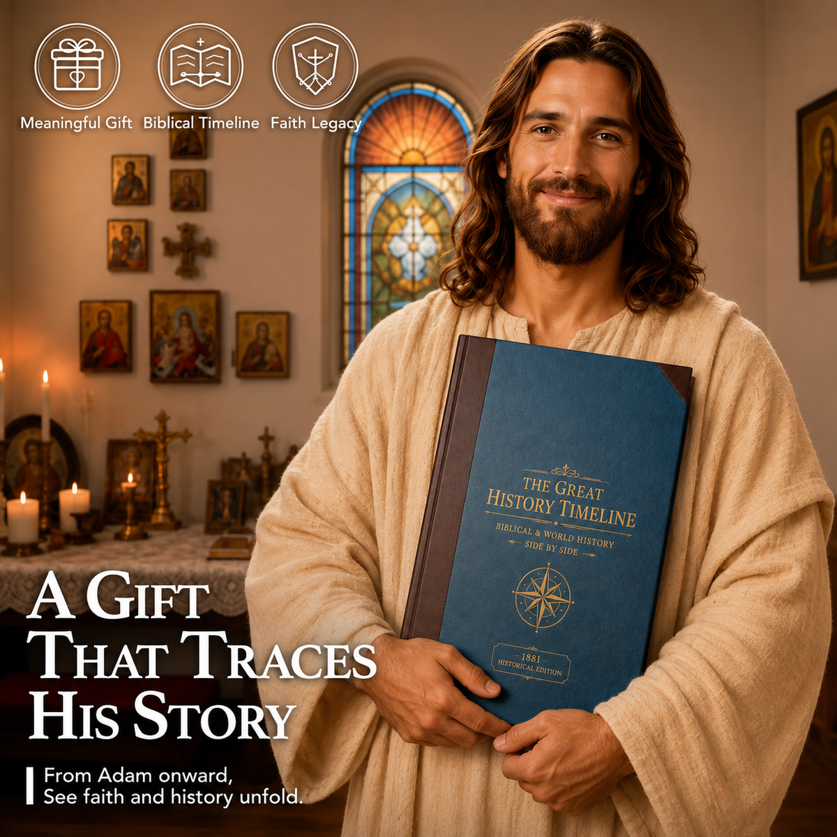 π SPECIAL OFFER | Synchronological History Chart β 6,000 Years of Biblical & World Events in One Fold-Out Timeline