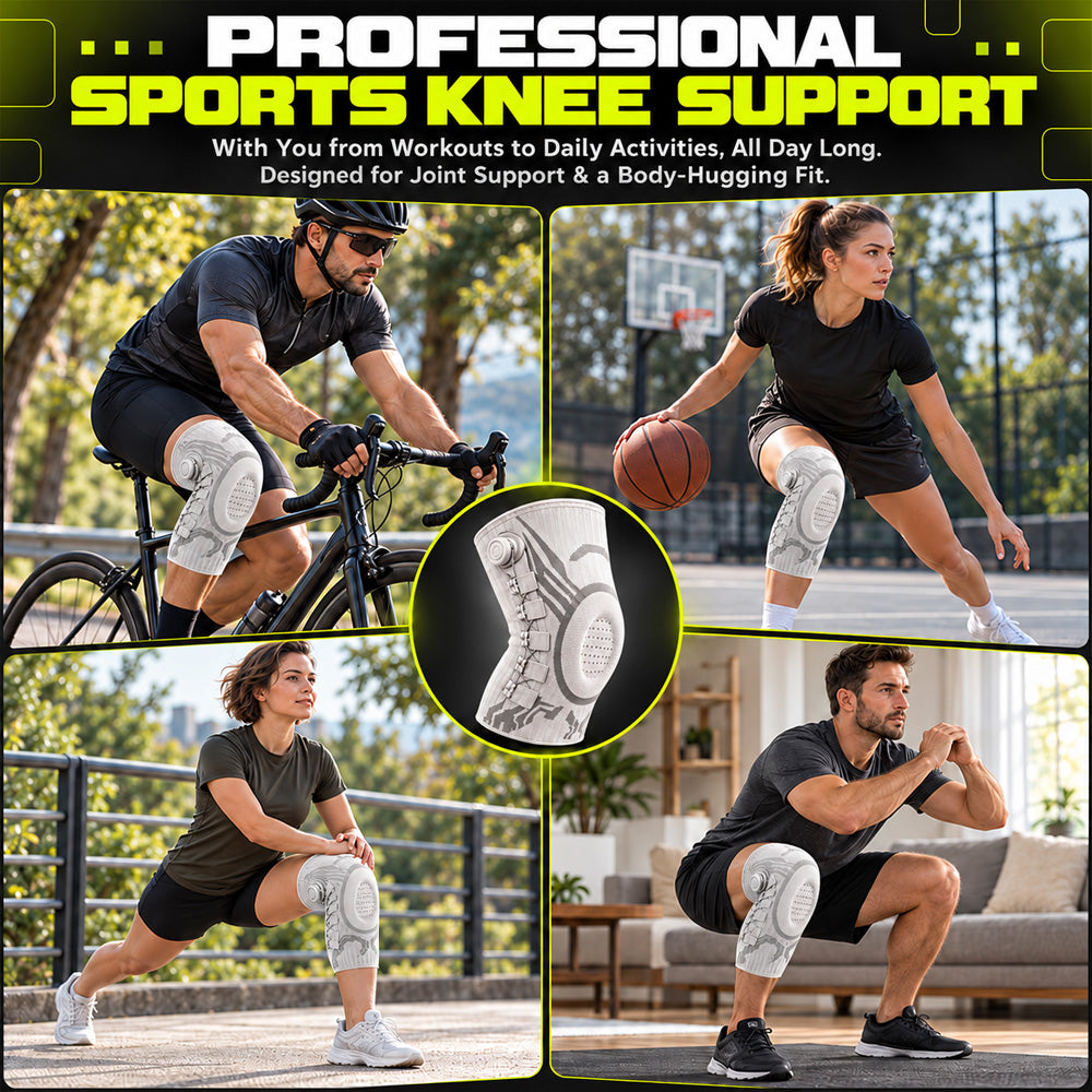 UPSELL🦵 Adjustable Knee Support Brace – Compression & Stability for Everyday Movement
