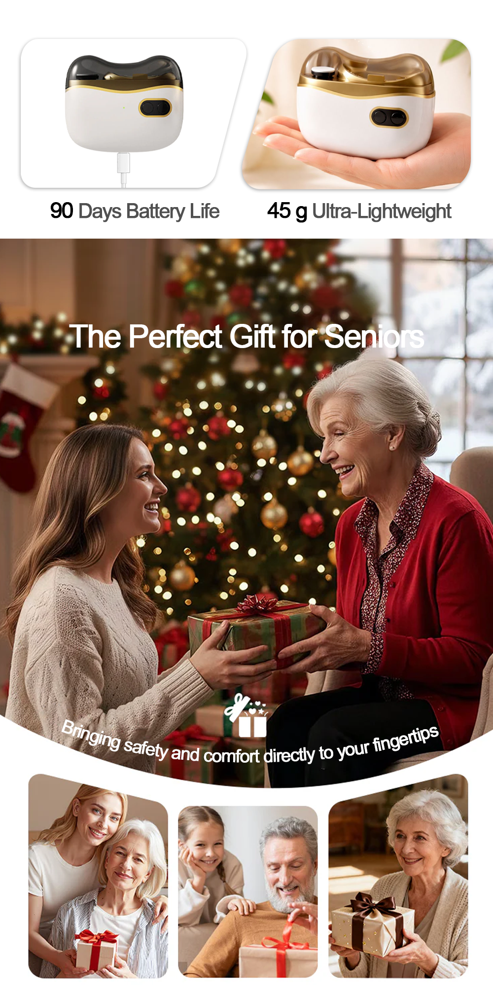 💥LAST DAY SALE 50% OFF💥 2-in-1 Electric Nail Clipper & Polisher 🏆 Universal automatic nail file for adults and children👶-Remifa®