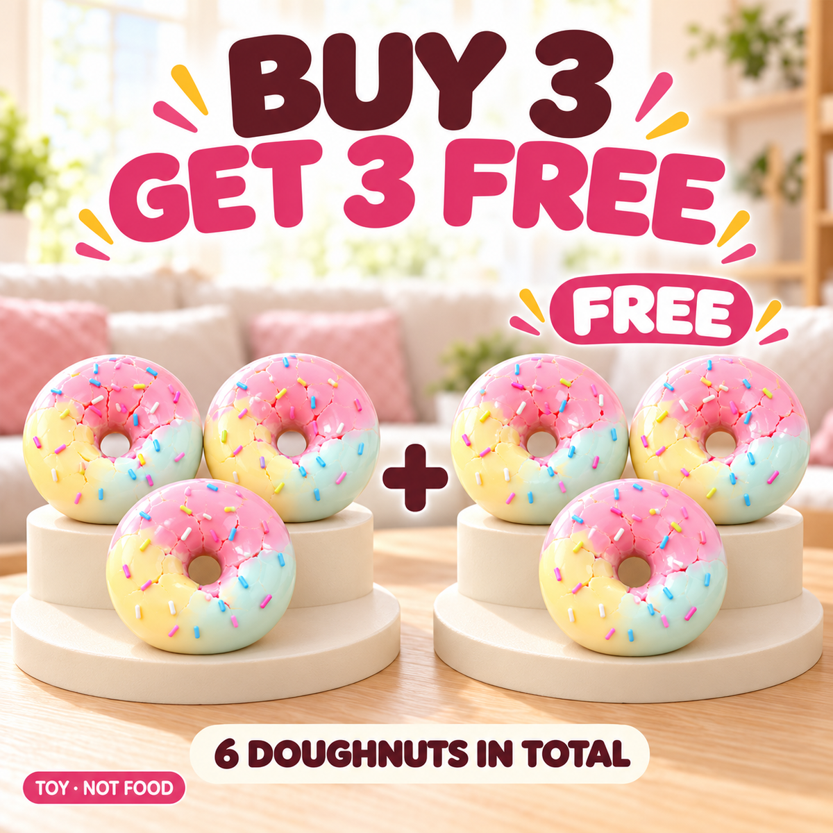 π© Crack & Squish Doughnut β Satisfying Sensory Toy & Fun Little Gift π