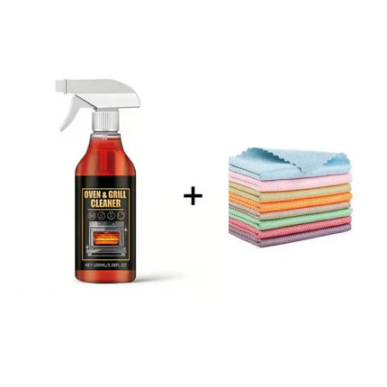 🧼 BUY 2 GET 1 FREE! ✨ Oven & Grill Cleaner Spray – Dissolves Grease in 5 Mins, No Scrubbing & Eliminates Odors 🔥 21 Reviews