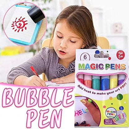 💥LAST DAY BUY 1 GET 1 FREE!!🎁🔮Magic Pen – Draw 3D with one stroke!🎄DIY Bubble Popcorn Drawing Pens