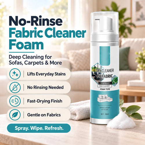🫧🫧 No Washing, No Soaking – Powerful Foam Fabric Stain Cleaner
