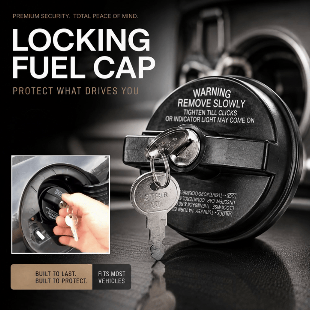 🔒 Locking Fuel Cap – Direct Replacement for 7730047020, Anti-Theft, Precision Seal, Prevents Fuel Vapor Leak