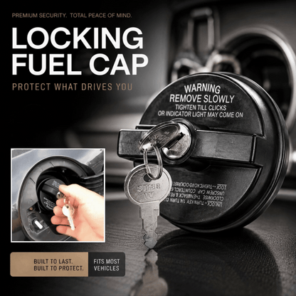 🔒 Locking Fuel Cap – Direct Replacement for 7730047020, Anti-Theft, Precision Seal, Prevents Fuel Vapor Leak