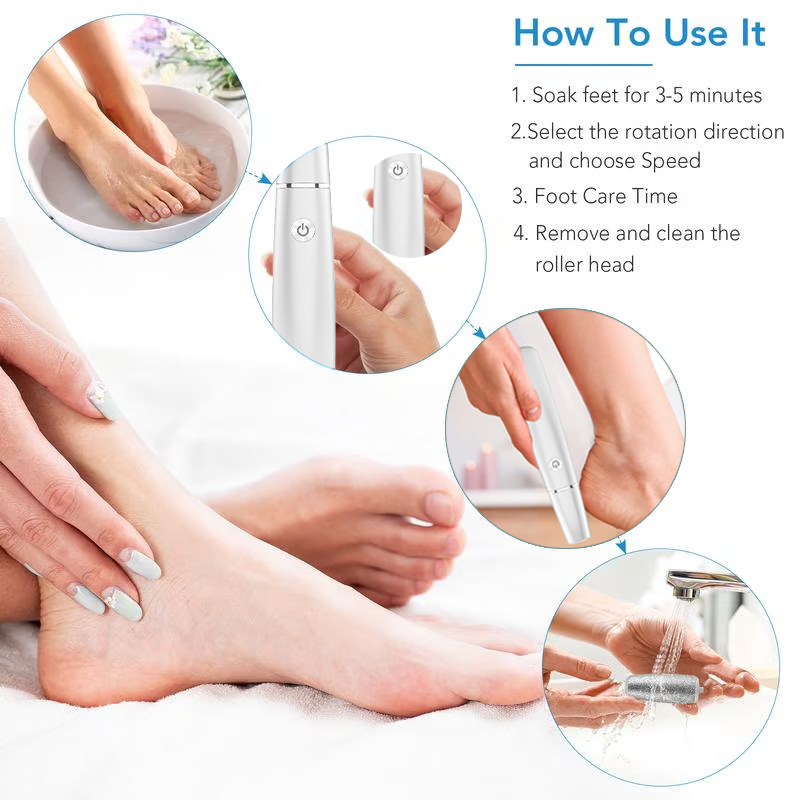 📢📢Enjoy 40%discount today!⏰Portable Electric Feet Callus Remover
