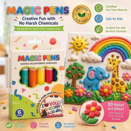 💥LAST DAY BUY 1 GET 1 FREE!!🎁🔮Magic Pen – Draw 3D with one stroke!🎄DIY Bubble Popcorn Drawing Pens