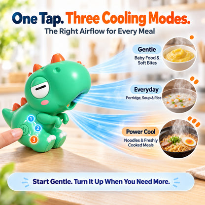 🐘 Hands-Free Food Cooling Fan – Cool Hot Meals Faster Without Blowing