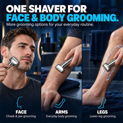 🪒Men's Rechargeable Foil Electric Shaver ⚡🧔– Efficient Close Shaving, Cordless Portable Wet & Dry Beard Razor for Daily Grooming
