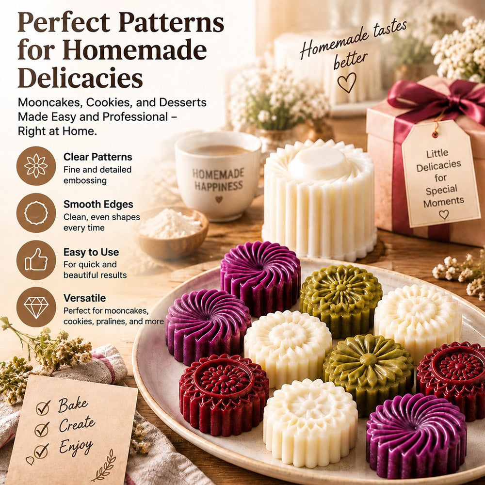 🍪✨Grab Our Dual‑Ended Pastry Press Mold | Create Pro‑Level Cookies & Pastries With Zero Baking Skills, Kids‑Friendly for DIY Baking, Homemade Gift‑Making & Space‑Saving Stress‑Free Festive Snack Prep