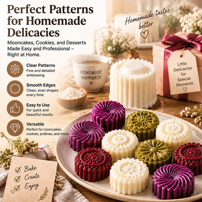 🍪✨Grab Our Dual‑Ended Pastry Press Mold | Create Pro‑Level Cookies & Pastries With Zero Baking Skills, Kids‑Friendly for DIY Baking, Homemade Gift‑Making & Space‑Saving Stress‑Free Festive Snack Prep