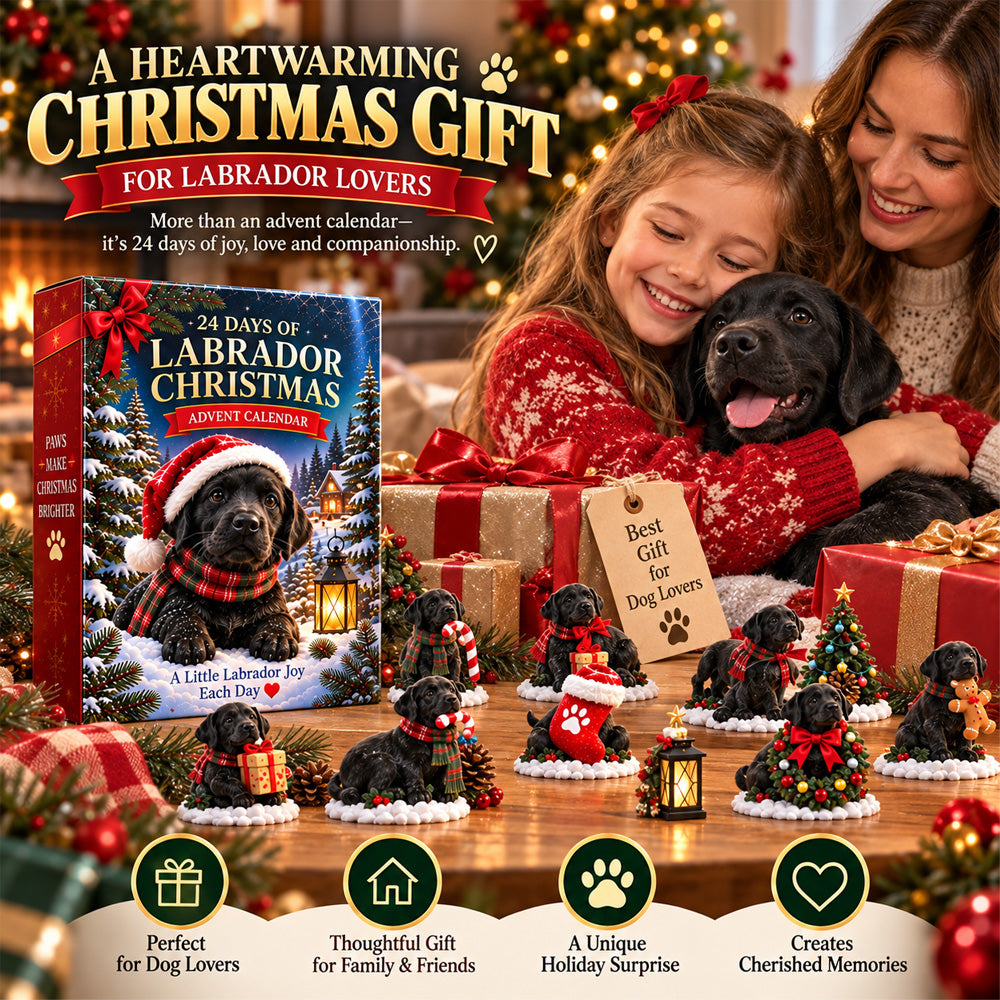 ⏳ Last day to save 50% 🎄 24 Days of Labrador Christmas – Black Lab Advent Calendar 🐾