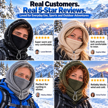 50% OFF | ❄️🔥Winter Essential Balaclava Hood 🧣– 3-in-1 Warm Face & Neck Coverage for Everyday Outings | Affordable Cold-Weather Must-Have