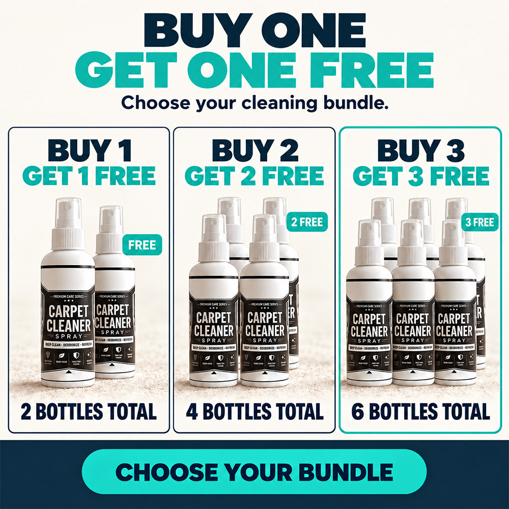 UPSELL 🏆Last Day Buy 1 Get 1 Free🎁 Deep Clean Carpet Spray – Industrial-Strength Formula | Perfect for Auto Interiors, Sofas & Rugs, Effortless Stain Removal ✨
