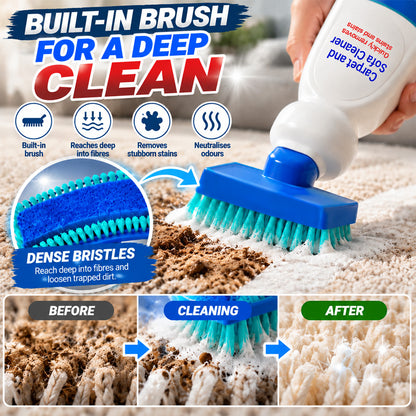 🎄 Pre-Christmas Deep Clean: LIMITED-TIME 50% OFF! |👑No-Wash Carpet & Sofa Cleaner with Brush
