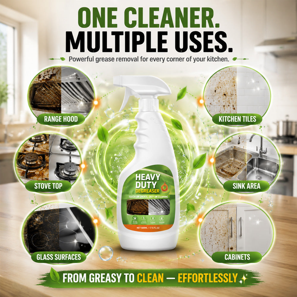 🏆🔥 50% OFF | Heavy Duty Kitchen Degreaser Spray – Powerful Grease-Cutting Cleaner