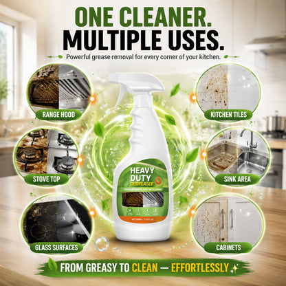 🏆🔥 50% OFF | Heavy Duty Kitchen Degreaser Spray – Powerful Grease-Cutting Cleaner