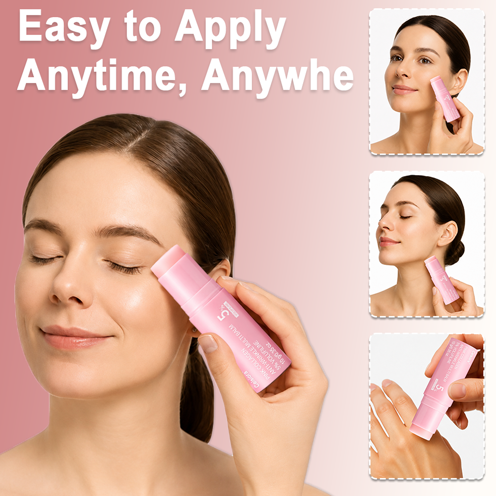 🥳60% OFF | Today Only!🥳💕PDRN Pink Collagen Volume Multi Balm | All In One Volufiline, PDRN, NAD Stick for Youthful-Looking
