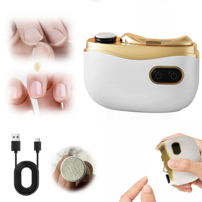 💥LAST DAY SALE 50% OFF💥 2-in-1 Electric Nail Clipper & Polisher 🏆 Universal automatic nail file for adults and children👶-Remifa®