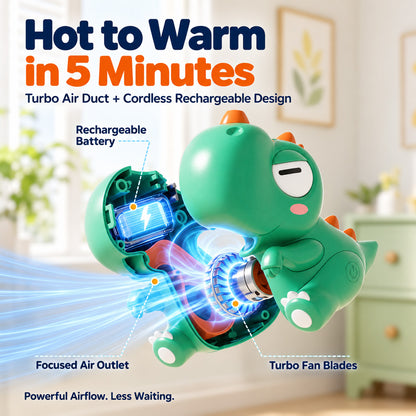 🐘 Hands-Free Food Cooling Fan – Cool Hot Meals Faster Without Blowing