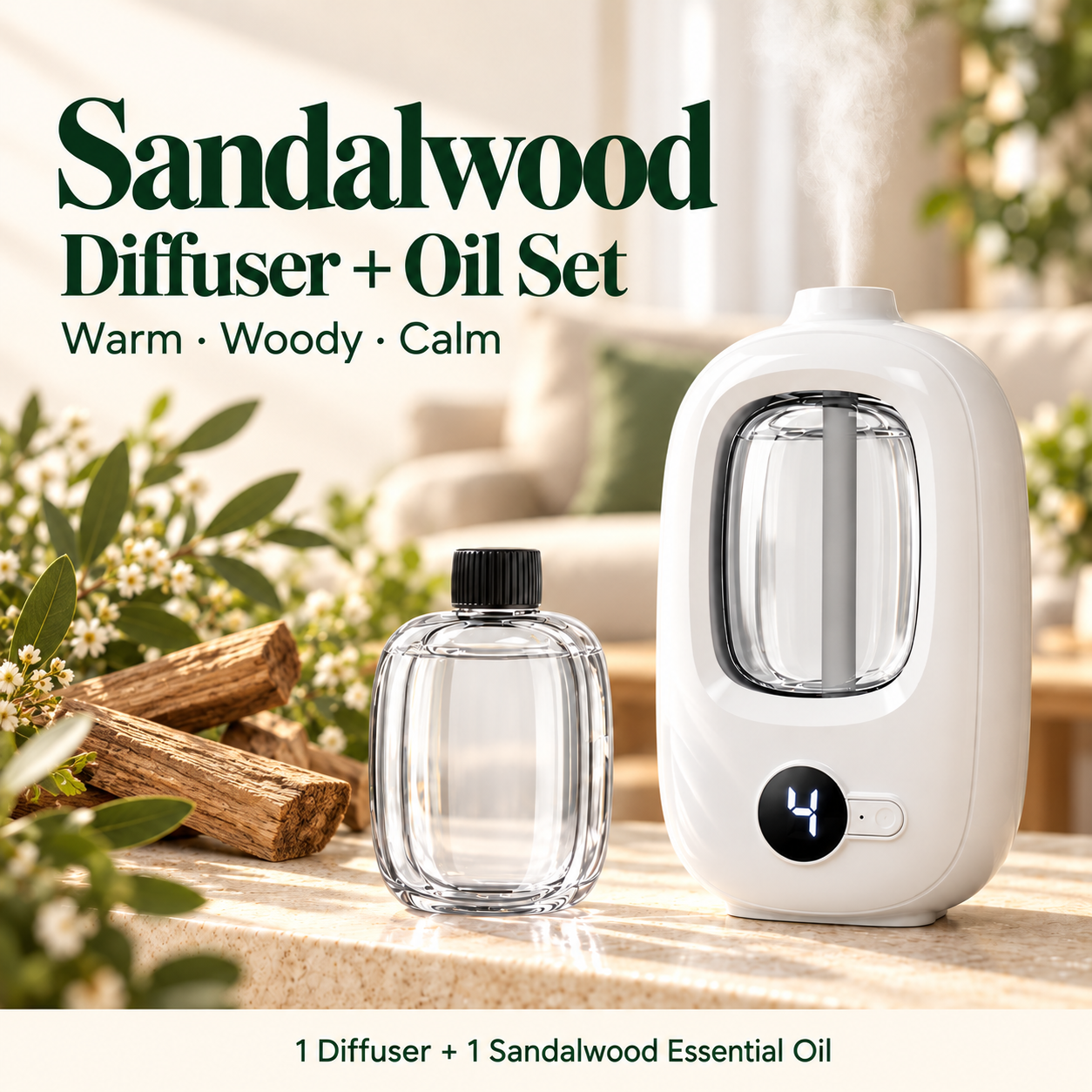 1# Sandalwood Essential Oil