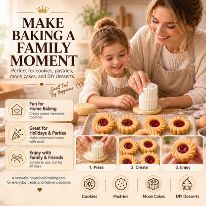 🥮🥮Creative Double-Ended Pastry Mold – 2-in-1 Design for Easy & Beautiful Baking