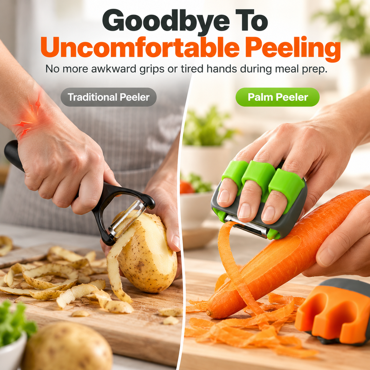 🎉2026 New Ergonomic Two-Finger Fruit and Vegetable Peeler