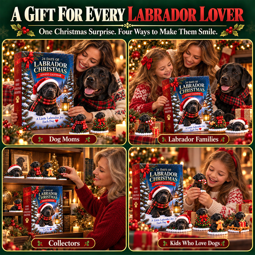 ⏳ Last day to save 50% 🎄 24 Days of Labrador Christmas – Black Lab Advent Calendar 🐾