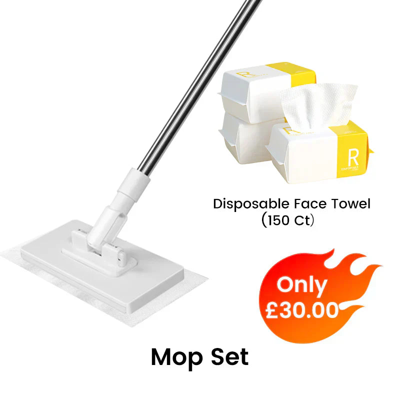 💥New Year's Offer: 50% Off💥Disposable Dust Mop with 5 Reusable Cloths 🧹-Remifa®