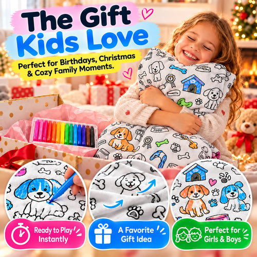 💥💰Best price guaranteed🔥LAST DAY SALE 50% OFF+Free Marker Pen Set!!🎨✨Creative Cozy Coloring Blanket Kit | Creative Arts & Crafts, Ultimate DIY Gift