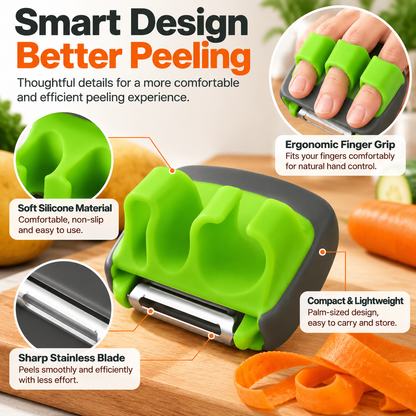 🎉2026 New Ergonomic Two-Finger Fruit and Vegetable Peeler