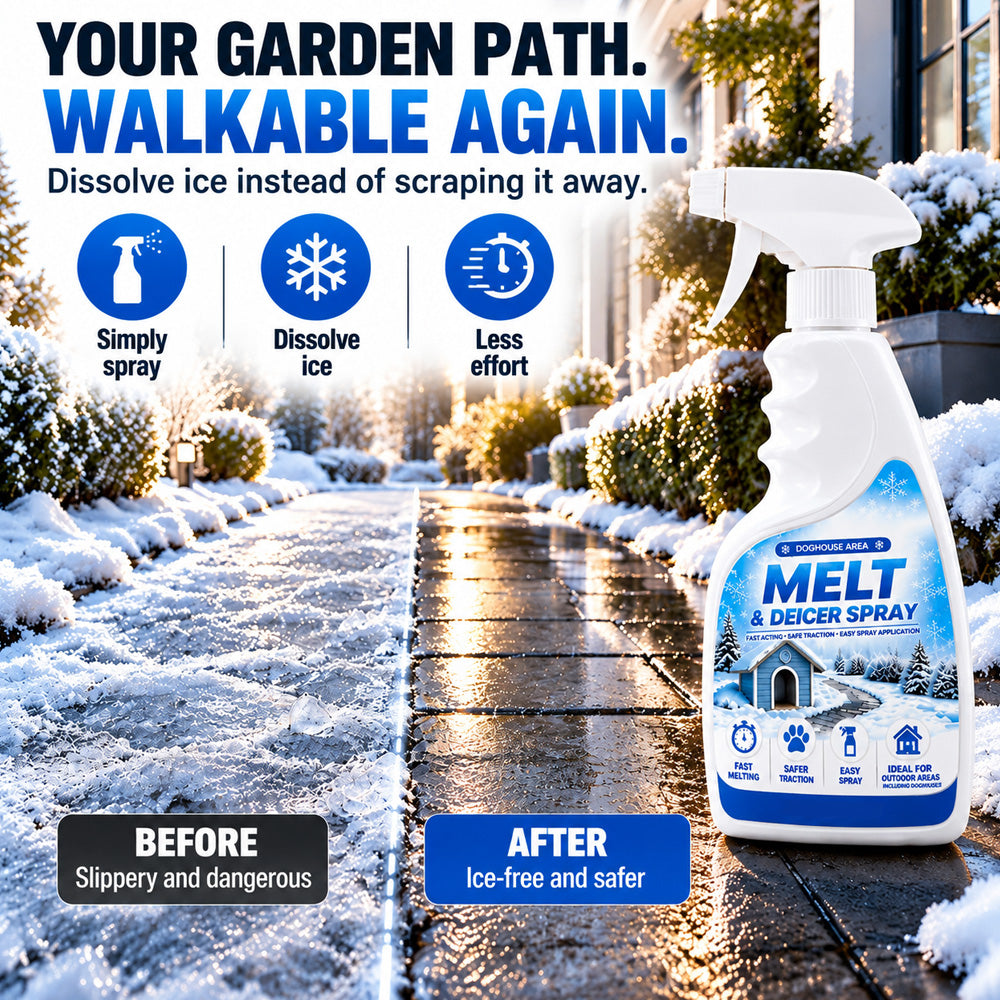 👑 LIMITED-TIME 50% OFF WINTER SPACIAL OFFER! |🐾 Fast Pet-Safe Outdoor De-Icing & Snow Melting Spray❄️