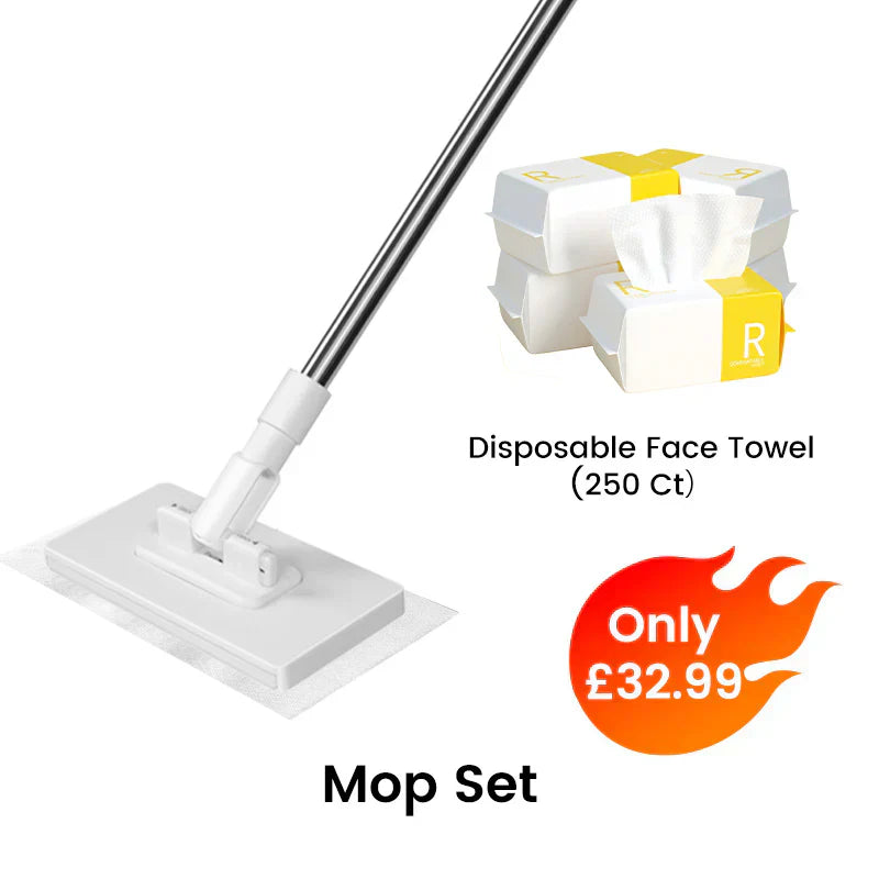 💥New Year's Offer: 50% Off💥Disposable Dust Mop with 5 Reusable Cloths 🧹-Remifa®