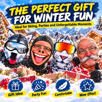 ⏳ Save 49% Today Only! 😂 Funny Thermal Balaclava – Warm, Soft & Stretchy ☁️ Hilarious Designs & 4 Ways to Wear for Skiing, Outdoor Adventures & Everyday Comfort 🎿