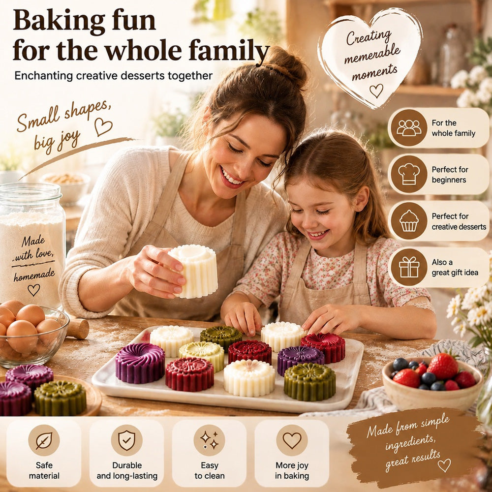 🍪✨Grab Our Dual‑Ended Pastry Press Mold | Create Pro‑Level Cookies & Pastries With Zero Baking Skills, Kids‑Friendly for DIY Baking, Homemade Gift‑Making & Space‑Saving Stress‑Free Festive Snack Prep