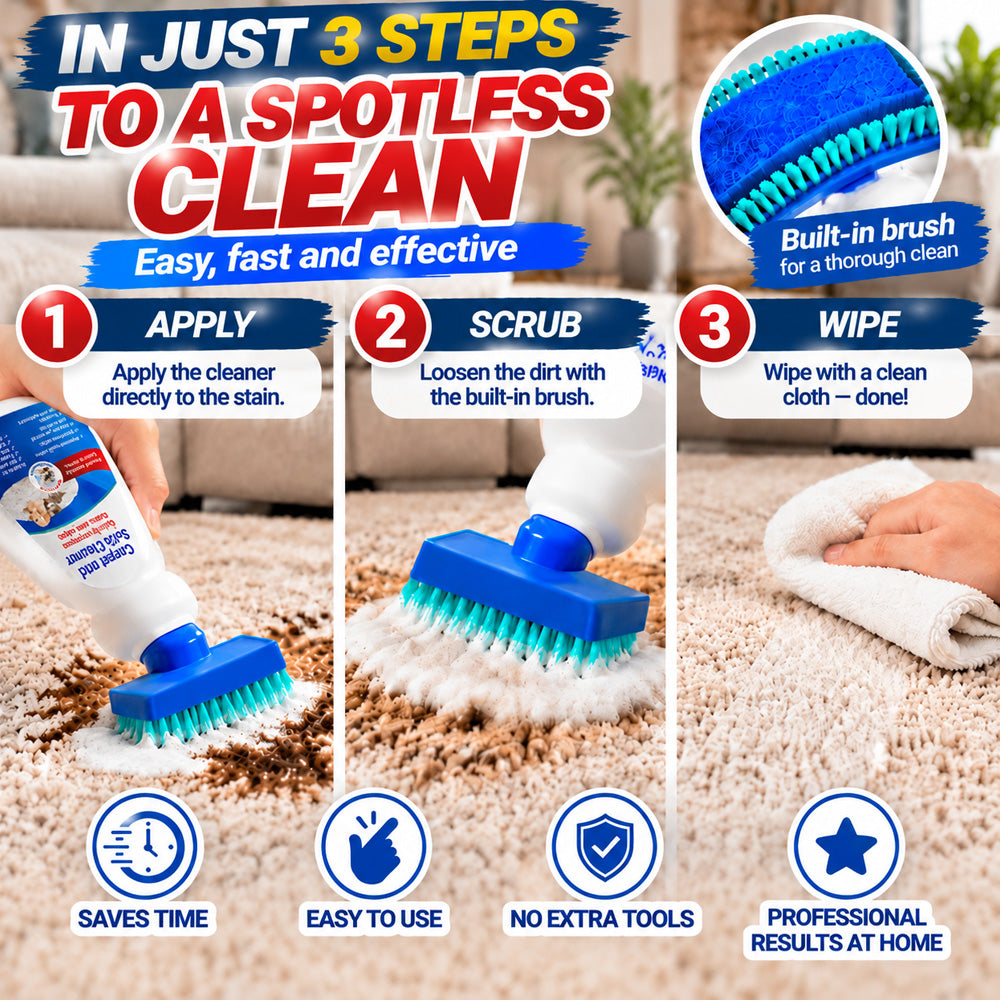 🎄 Pre-Christmas Deep Clean: LIMITED-TIME 50% OFF! |👑No-Wash Carpet & Sofa Cleaner with Brush