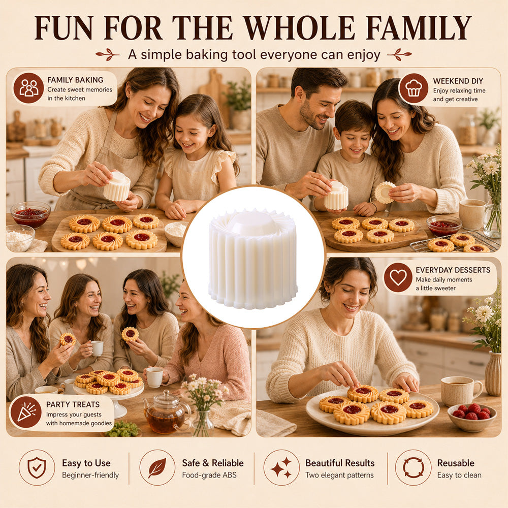🥮🥮Creative Double-Ended Pastry Mold – 2-in-1 Design for Easy & Beautiful Baking