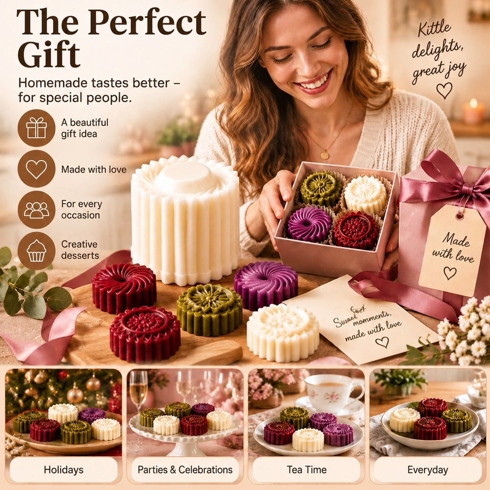 🍪✨Grab Our Dual‑Ended Pastry Press Mold | Create Pro‑Level Cookies & Pastries With Zero Baking Skills, Kids‑Friendly for DIY Baking, Homemade Gift‑Making & Space‑Saving Stress‑Free Festive Snack Prep