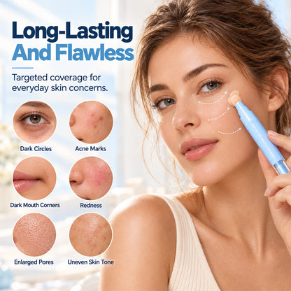 🔥💙Multipurpose Concealer & Foundation Eye Concealer -👍24-hour Long-lasting