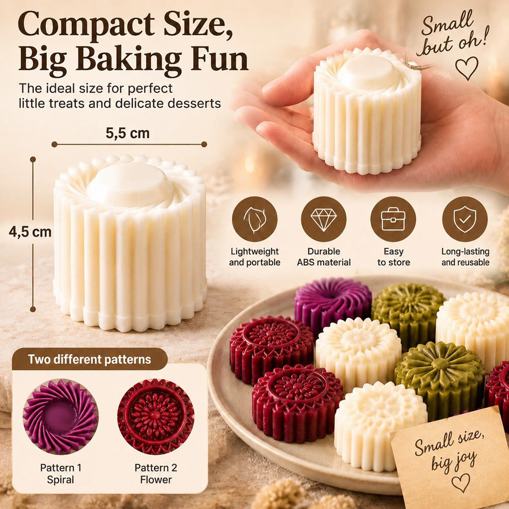 🍪✨Grab Our Dual‑Ended Pastry Press Mold | Create Pro‑Level Cookies & Pastries With Zero Baking Skills, Kids‑Friendly for DIY Baking, Homemade Gift‑Making & Space‑Saving Stress‑Free Festive Snack Prep