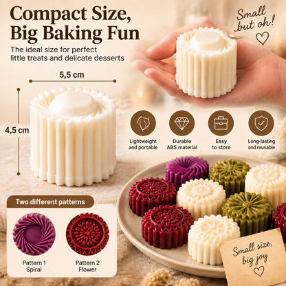 🍪✨Grab Our Dual‑Ended Pastry Press Mold | Create Pro‑Level Cookies & Pastries With Zero Baking Skills, Kids‑Friendly for DIY Baking, Homemade Gift‑Making & Space‑Saving Stress‑Free Festive Snack Prep