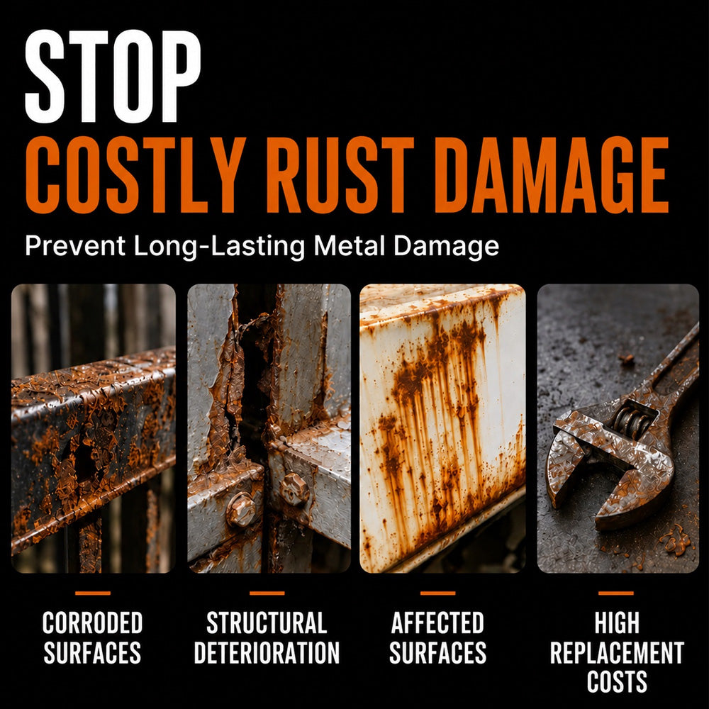 🥳2026 HOT SALE🥳💞50K+ SOLD!🔧🏠 60% OFF! Metal Rust Protection Black Repair Paste – Restores rusty gates, railings & tools. Forms protective coating – no need to replace! 🛡️✨