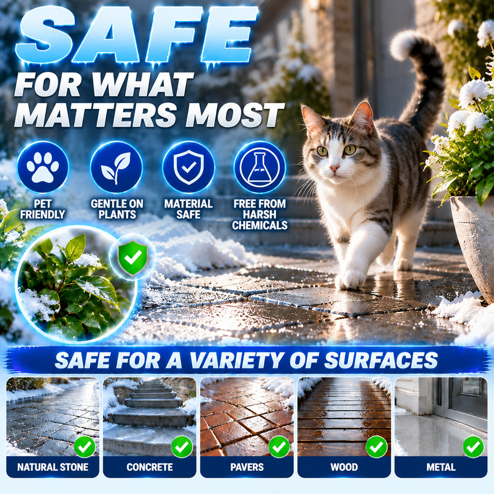 👑 LIMITED-TIME 50% OFF WINTER SPACIAL OFFER! |🐾 Fast Pet-Safe Outdoor De-Icing & Snow Melting Spray❄️