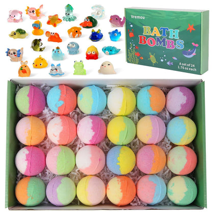 upsell🧸 12-Piece Bath Bomb Gift Set for Kids ✨🛀