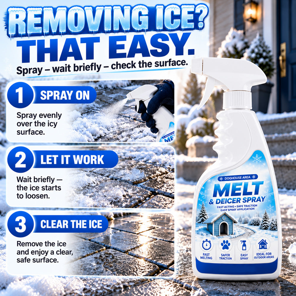👑 LIMITED-TIME 50% OFF WINTER SPACIAL OFFER! |🐾 Fast Pet-Safe Outdoor De-Icing & Snow Melting Spray❄️