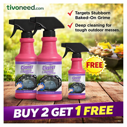 🔥Fast-Acting Heavy-Duty Grill Degreaser Spray 💪 Sparkling Clean ✨