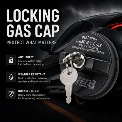 🔒 Locking Fuel Cap – Direct Replacement for 7730047020, Anti-Theft, Precision Seal, Prevents Fuel Vapor Leak