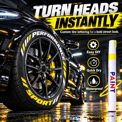 🌈Tyre Letter Paint Marker | Give Your Wheels a Custom Look✨