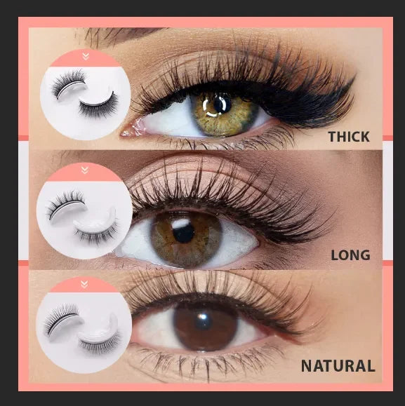 ✨Self-Adhesive Reusable Lashes | Lift Tired Saggy Eyelids in 3 Seconds👀 – No Glue, Zero Hassle!