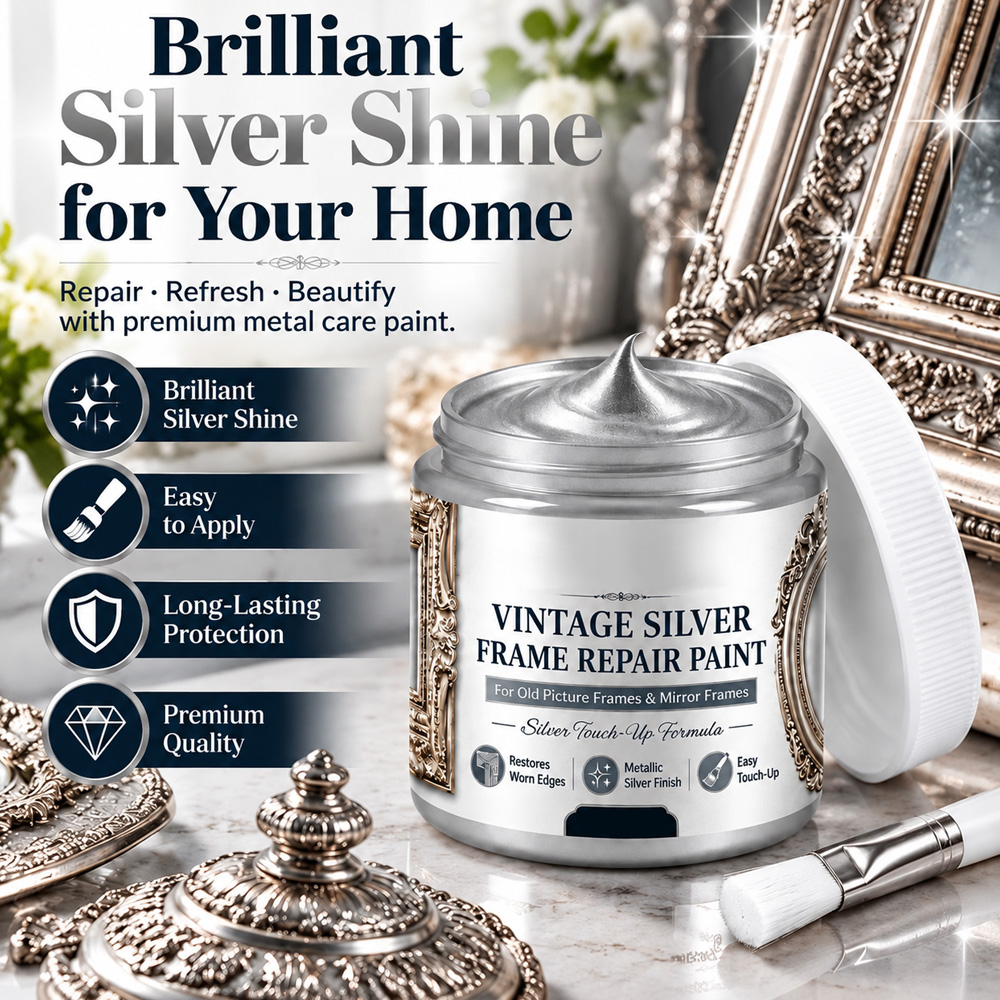 🎁 BUY 2 GET 1 FREE+50% OFF!! Gold Metallic Repair Paste with Brush – Revive Worn Frames & Furniture and Refresh Your Décor Without Buying New